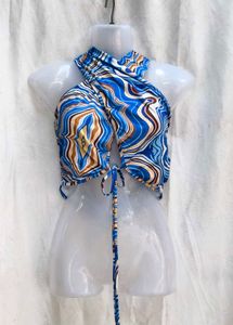 3111. Patterned Halter Top