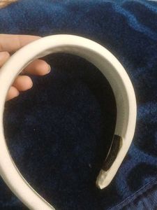 Padded White Headband