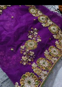 Beautiful Saree With Blouse And Paticot Also