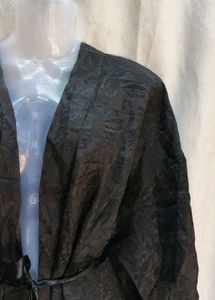 Stylish Black Kimono Robe