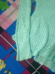 Mint Green Knit Top