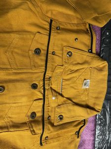 Mustard Denim Jacket - Size M