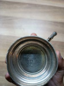vintage Wiskemann silver-plated teapot