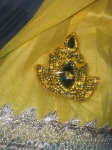 Elegant Yellow Embroidered Anarkali