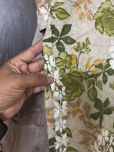 Floral Print Kurta
