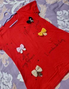Red Graphic T-shirt