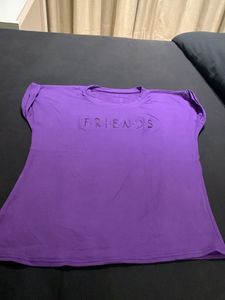 Purple &#34;FRIENDS&#34; Graphic Tee