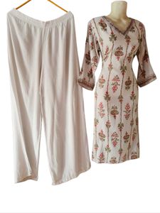 Floral Print Kurta Set