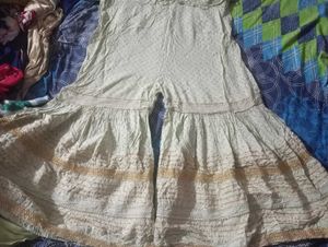 short anarkali with sharara 👗🥻