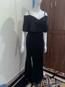 Elegant Black Party Maxi Dress