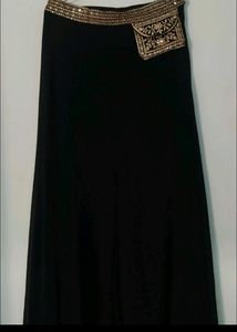 Crop Top With Plazo And Duppata Set