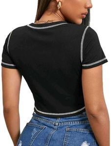 Graphic Print Crop Top