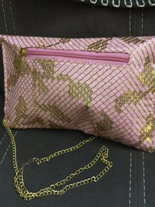 Pink &amp; Gold Evening Clutch
