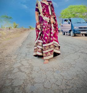 Ethnic Lehenga Choli Set/rajputi poshak style