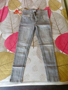 Grey High waist Jean