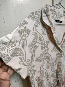 💥 offer 💥 Crop Shirt Bandhani Print For Women