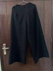 Unique Asymmetrical Black Pants