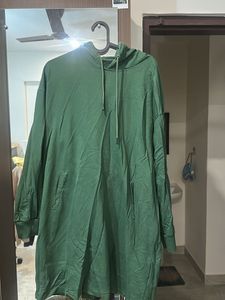 Green Hoodie Dress