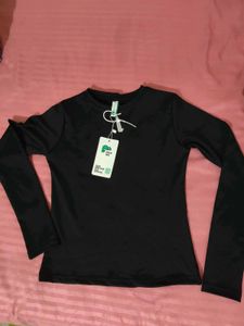 NEW ME Black Long Sleeve Top