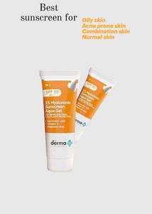 The Derma Co 1% Hyaluronic Sunscreen Aqua Gel