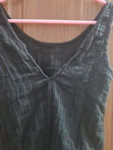 Black Unique Cut Out Top