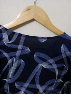 Trendy Blue Top For Women