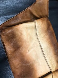Leather Sling Bag With 2 Compartments