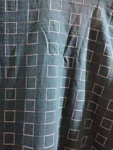 Greyish Green Checkered Kurta