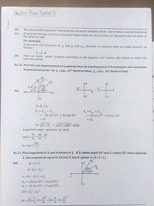 Physics Vector Notes