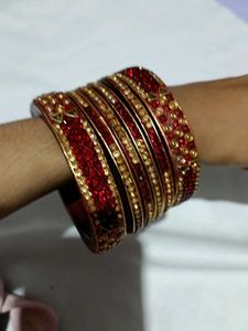 Red & Gold Bangles