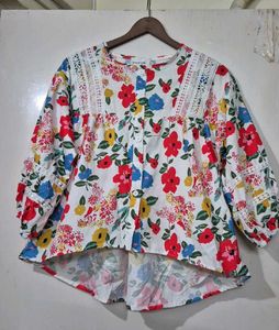 Floral Print Top