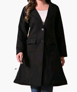 Elegant Black Trench Coat