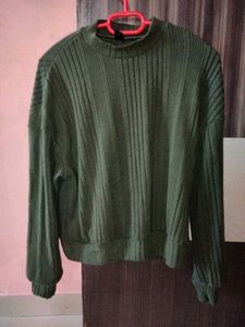 Olive Green Top For Women