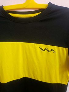 Black &amp; Yellow Color Tee