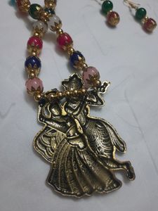 Radha Krishna necklace set