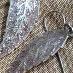 92.5 Pink Leaf Dangler