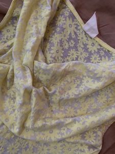 Yellow sheer dress top, pretty yello
