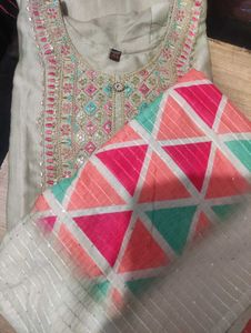 New Kurta Paint Dupatta Set Itne Kam Price Me😍