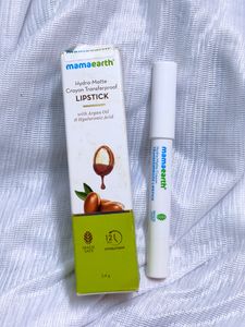 Mamaearth Hydra-Matte Crayon Transferproof Lipstick with Argan Oil &amp; Hyaluronic Acid - 05 Cappuccino Brown