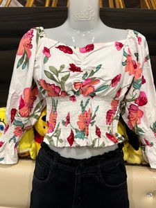 Blossom Breeze Smocked Top