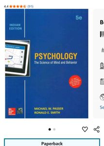 Psychology By Passer And Smith