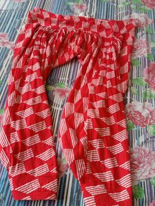 Red &amp; White Salwar Suit