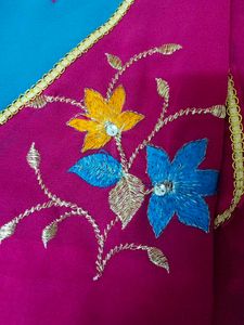 Rose Pink Colour Saree