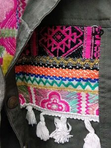 Embroidered Detail Jacket