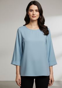 Elegant Blue Top