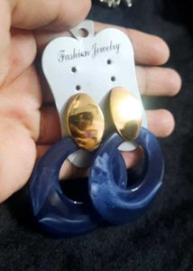 Statement Hoop Earrings, never used..