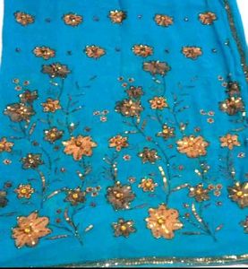 Beautiful Saree With Pretty Blouse