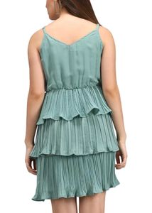 Knee-Length Layered Dress