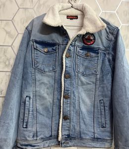 Superdry Denim Sherpa Jacket