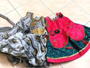 Girl's Indian Dresses - Set of 2🥰